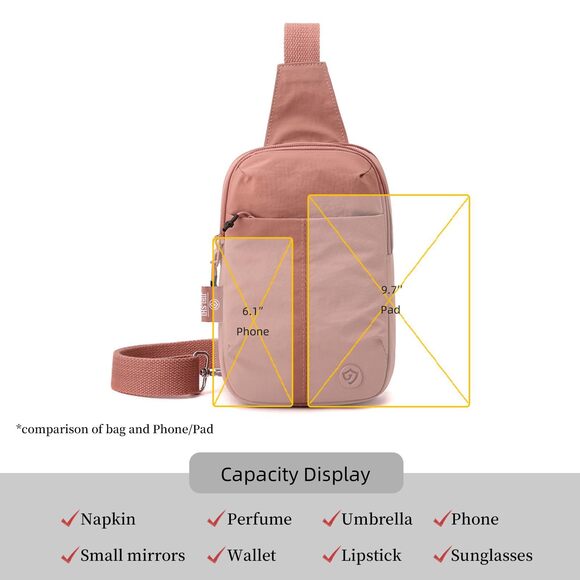 9747 Slingbag Ultra-Light Sports Backpack, Waterproof Multifunctional main image 6